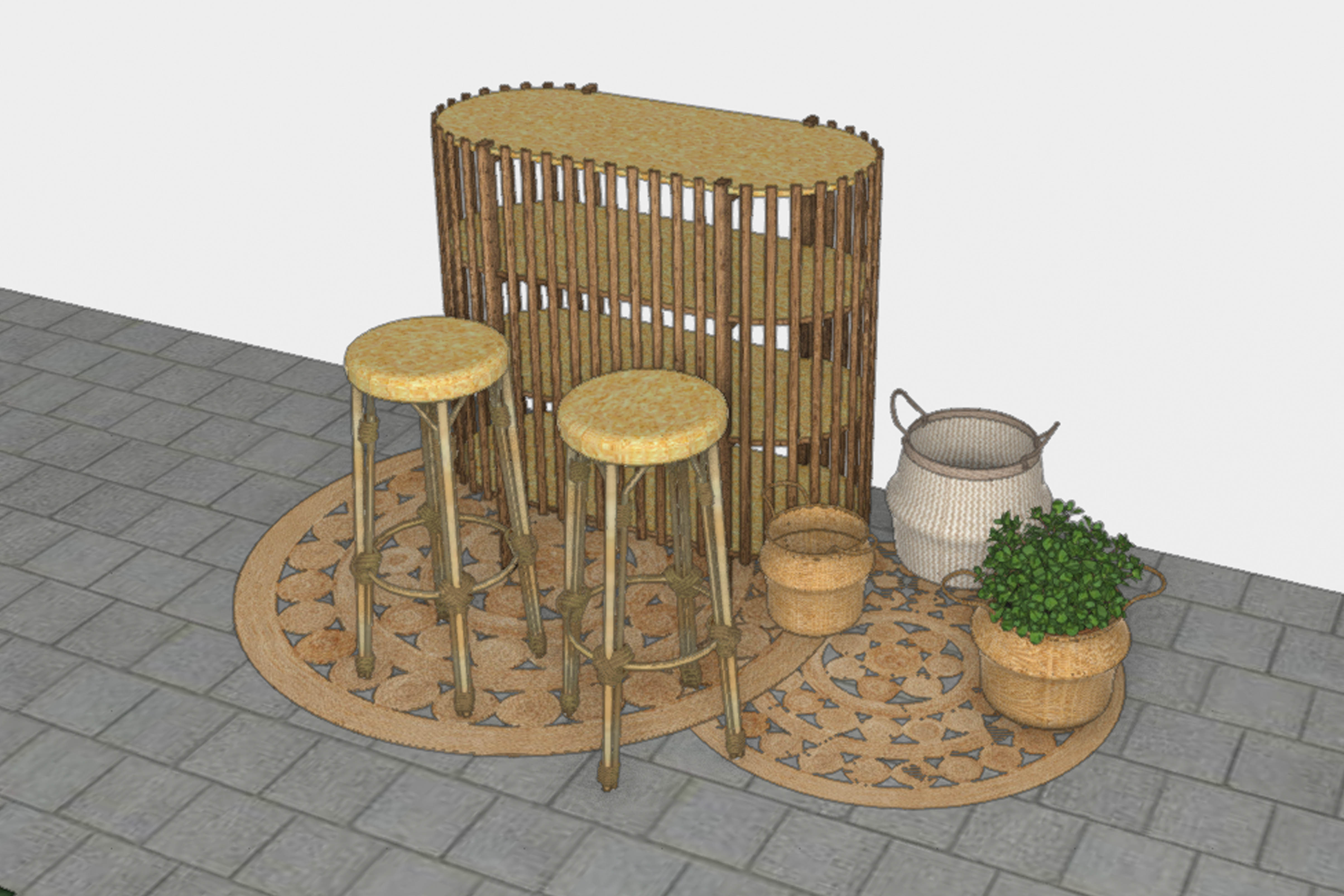 Ambiance Rotin Clair Details 3