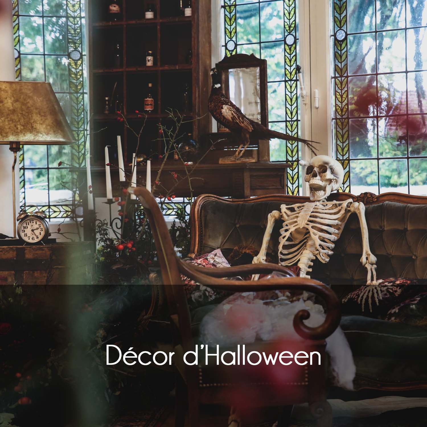 Decor D Halloween Avec Bandeau Noir